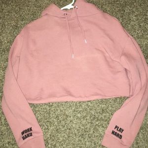 Crop top hoodie